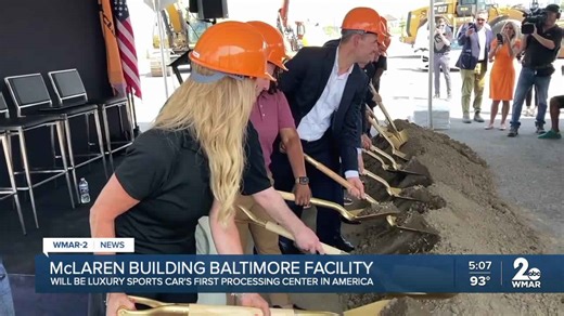 McLaren Automotive to open first U.S. vehicle processing center in Baltimore