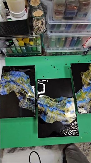 Epoxy art flow 🌊✨