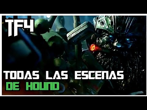 Todas Las Escenas de HOUND | Transformers: La Era de la Extinción (2014) HD - Latino