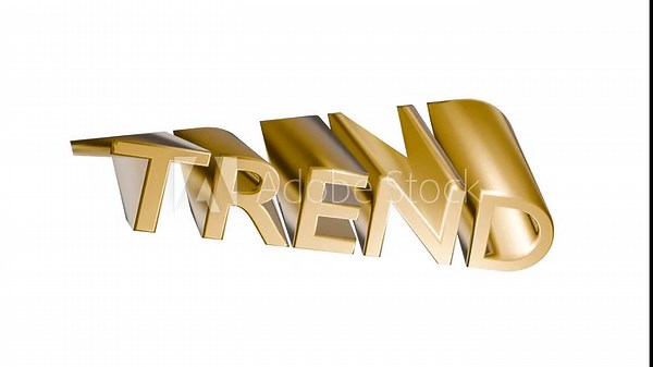 3D TREND text for modern campaigns, trending topics and stylish promotional content