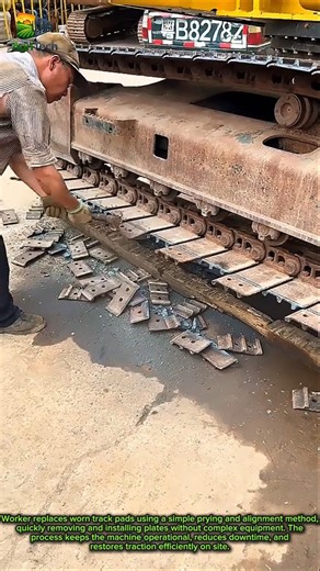 Excavator Track Repair Hack Done Faster Than Ever