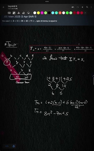 JEE Main 2025 Question Solved in 20 Seconds 🤯 #shorts#jee#jeemaths#iit#maths