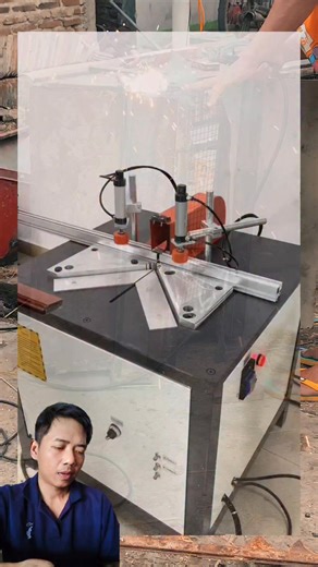 saif on Instagram: "automatic 45 degree angle cutting machine ​#mitercut ​#45degreecut ​#pictureframemaking ​#windowframe ​#aluminumcutting ​#woodworking ​#profilecutting ​#cuttingmachine ​#precisioncutting ​#workshoptools"