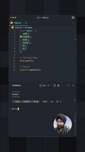 Sort Strings with Numbers in JavaScript