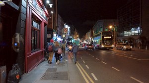 Dublin, Ireland – Calm City Walk at Night 4K