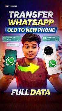 Old Phone to New Phone Data Transfer (2026 Method) - Step by Step!#MobileTips#TechHindi ​#MrTechAdi