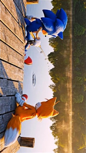 Sonic and Tails is catching fish 😝😄😂 #sonic #animation #shorts