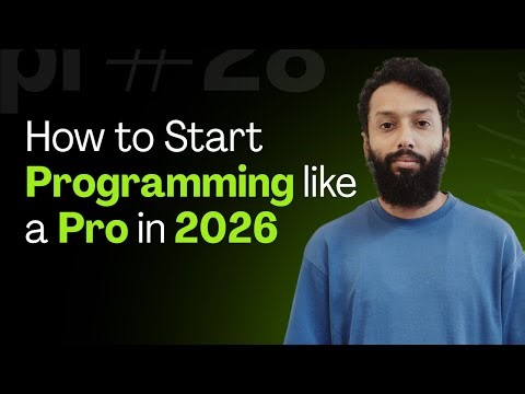 Start Programming Like a Pro in 2026 | Complete Beginner Roadmap