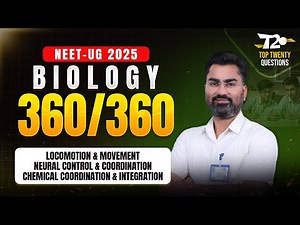 NEET 2025🎯 Biology-20 Questions for LOCOMOTION & MOVEMENT NEURAL CONTROL & COORDINATION CHEMICAL