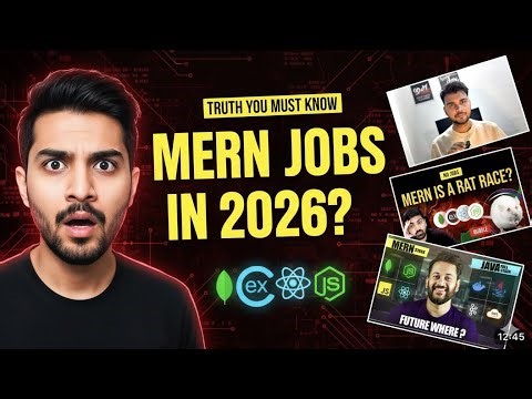 MERN Developers in Trouble? Future Jobs Explained for 2026 | must watch #mernstack #mern