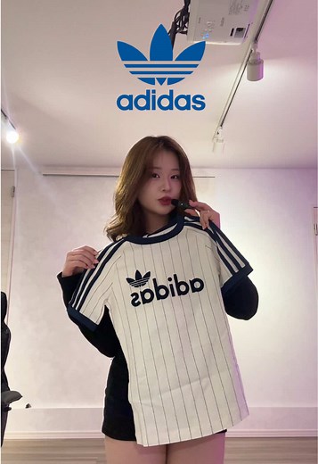 adidas tシャツ コーデ紹介 💙
