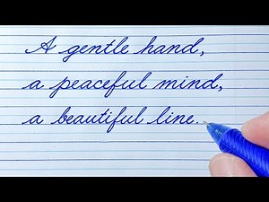 Cursive Writing Quote 102 | Cursive Handwriting Practice | Cursive Letters | How to write in cursive