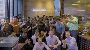 14K views · 166 reactions | New neighborhood, who dis? Today we officially opened our West Village Shack + innovation kitchen (where we’ll be dreamin’ up your next Shack fave) at 225 Varick Street.  We kicked things off with an unforgettable pre-opening bash + an even more memorable opening day. Thanks for the warm welcome, NYC! | Shake Shack | Facebook