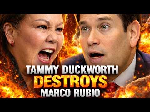 Tammy Duckworth HUMILIATES Marco Rubio Over His INSANELY ILLEGAL Venezuelan Invasion