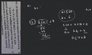 Euclid's division algorithm is a technique Common Factor (HCF) ... | Filo