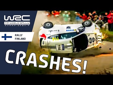 WRC Rally Finland CRASH Compilation. BIG Finland rally crashes, jump fails and barrel rolls!