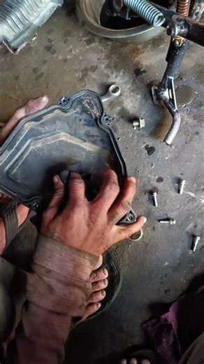 bike Air filter change 👨‍🔧🔥 #short #viral #bike