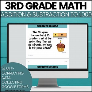 3rd Grade Go Math Review Activity Chapter 1 | Addition and Subtraction to 1000