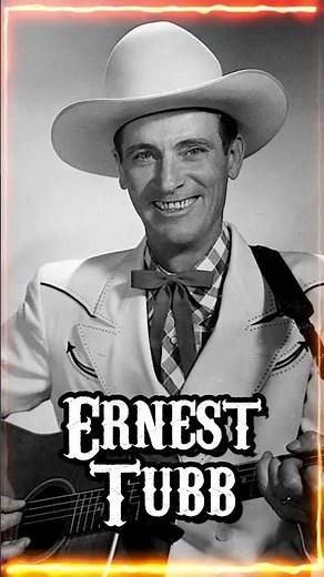Ernest Tubb was a pioneering American country music singer known as the "Texas Troubadour,"