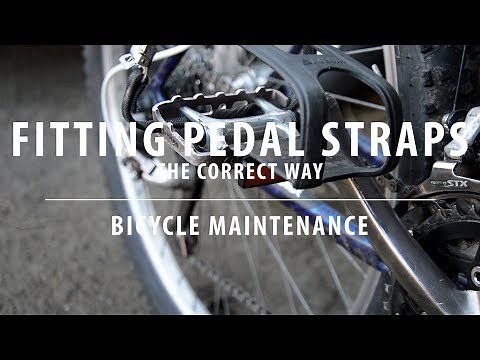 Fitting Pedal Straps - The Correct Way (This Time) - Bicycle Maintenance
