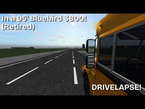 Quick Drivelapse in a 1995 Bluebird 3800!