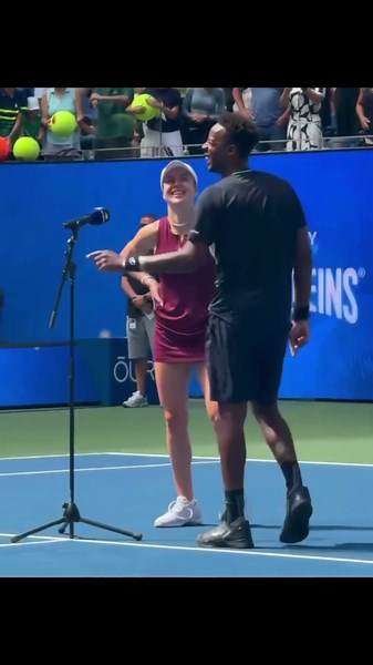 Svitolina and Monfils Danced into The US Open Semi-final #atp #wta #svitolina #monfils #usopen