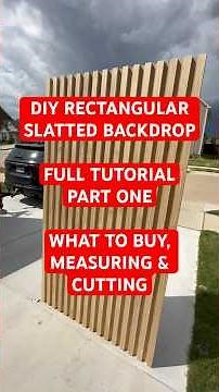 DIY Rectangular Slatted Wall | Full Step-by-Step Tutorial