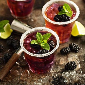 Blackberry Smash: my favorite summer cocktail is loaded with fresh blackberries, sweet mint, fizzy ginger beer and liquor of your choice - I use rum! Bottoms up! 💜 RECIPE: https://thenovicechefblog.com/2018/06/blackberry-smash/ | The Novice Chef