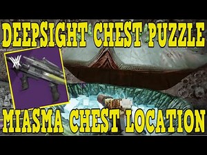DESTINY 2 | FIRST HIDDEN DEEPSIGHT CHEST PUZZLE DISCOVERED IN MIASMA! WITCH QUEEN DEEPSIGHT PUZZLES!
