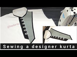 Gent's Kurta design in easy method / how to sew a Festive Wear Kurta style 2025