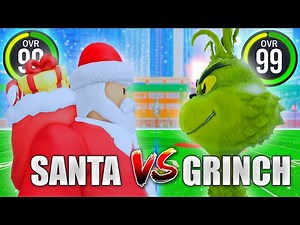 The Grinch vs Santa in Roblox NFL Universe Football!