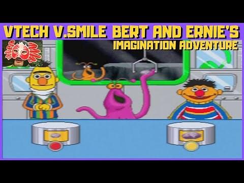 Bert and Ernie's Imagination Adventure (VTech V.Smile) Learning Adventure and Learning Zone 🦀