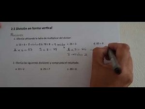 2.5 Vertical Division (Remember Exercise Booklet)