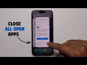 How to Close All Open Apps on iPhone (iOS 26)