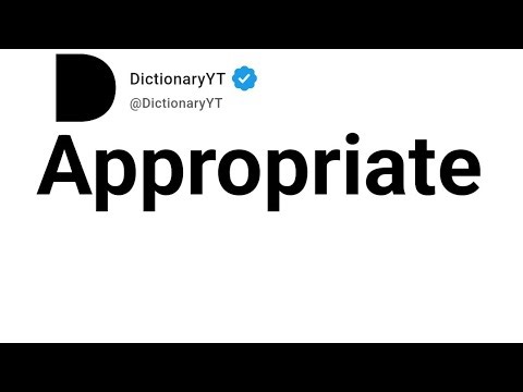 Appropriate Synonyms | Thesaurus | Similar Words