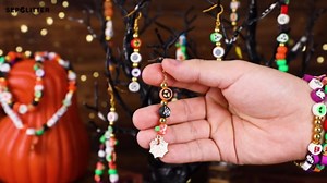 300Pcs Halloween Polymer Clay Beads for Jewelry Making