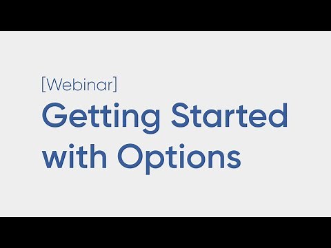 Getting Started with Options