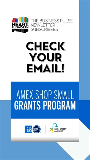 Downtown Ellsworth on Instagram: "We just sent out the email with all the information and links needed to get started on this grant application! This major funding opportunity is now available to eligible local businesses, and we are here to help. Schedule a consultation, access the application template, and get it reviewed by a professional grant writer. We know this is a busy time, but we are here to support you. If you or someone you may know are interested and did not get the email, send us 