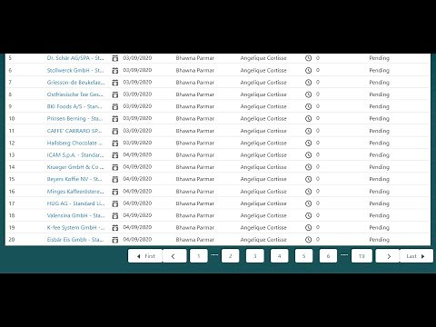 LWC data table pagination