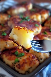 24K views · 108 reactions | 凜 Crispy Mashed Potato Patties 燎✨ Fluffy inside, golden and crispy outside — these mashed potato patties are pure comfort food magic! Perfect as a side dish or even a snack, they’ll disappear faster than you can make them.  Get the Full Recipe  (check c.o.m.m.e.n.t)  Hashtags: #PotatoPatties #MashedPotatoRecipes #CrispySnacks #CheesyGoodness #ComfortFood #TastyToobo | Christmas Yummy Table | Facebook