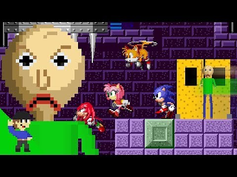 Baldi would be OP in Sonic The Hedgehog