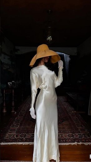 One of the best 1930s bridal dresses I’ve ever owned #1930s #vintagebride #vintagebridal #1920s