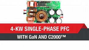 High efficiency PFC stage using GaN and C2000™ Real-time control MCUs | Video | TI.com