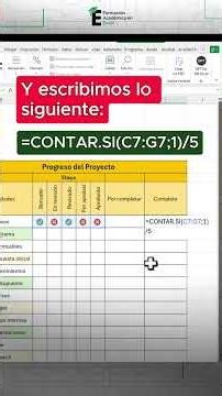 Icon system to track your progress on completed and pending tasks. 😎#excel