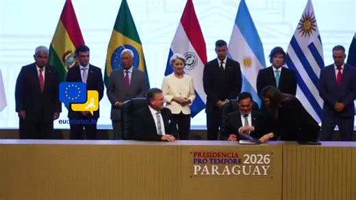 1.1K views · 27 reactions | Historic Moment: EU-Mercosur Unity Signed...