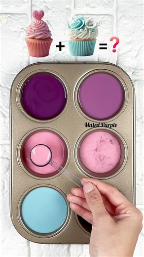 Purple Aesthetic Color Palette | Soft Lavender & Dusty Violet Shades #colorpalette #colormixing