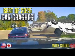 Best of Car Crashes Compilation - 2025 [MegaDrivingSchool Rewind]