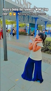 Amayra Funniest "WOW" Step Ever! 😂💥 #amayra #funny #wow #dance #shorts
