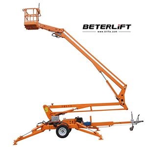 [Hot Item] Track and Trailer Mounted Man Lifts 12-26m Battery Electrical Gas Diesel Power