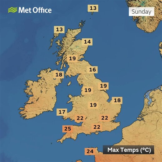 Temperatures are on the rise for many, but don’t be fooled as it won’t all be warm sunshine, with showers and spells of rain in the forecast next week 🌡️🌦️